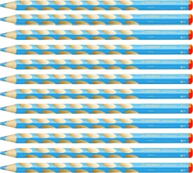 STABILO EASYcolors Buntstift himmelblau, Rechtshänder, 12er-Pack