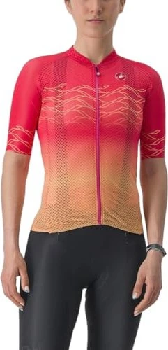 Castelli Climber's 2.0 Trikot kurzarm hibiscus/soft orange (Damen)