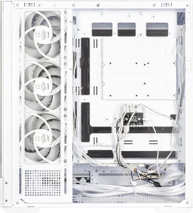 Zalman P40 NAMU White, weiß, Glasfenster