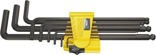 Wera 950 PKL/9 SZ N Hex-Plus Imperial 1 zöllig Innensechskant Winkelschlüsselsatz, 9-tlg.