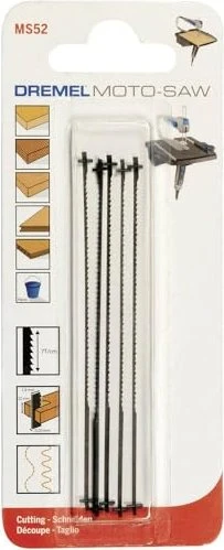 Dremel MS52 Moto-Saw Holz Dekupiersägeblatt, 100mm, 5 Stück