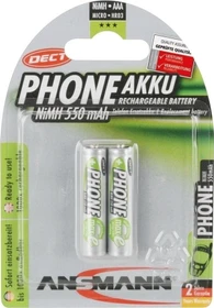 Ansmann maxE Micro AAA NiMH 550mAh, 2er-Pack