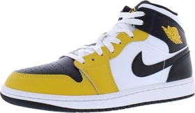 Nike Air Jordan 1 Mid yellow ochre/white/black (Herren)
