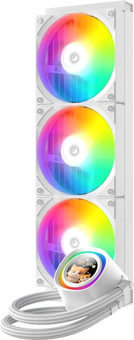ID-Cooling FX360 LCD White, weiß