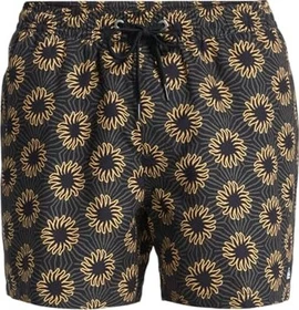 Quiksilver Everyday Printed Volley 15" Badeshorts black/ocean mayhem (Herren)