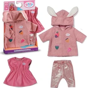 Zapf creation BABY born Mode - Mantel Set mit Kleid 43cm