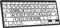 LogicKeyboard LargePrint Mini Mac, Black on White, Bluetooth, DE Vorschaubild
