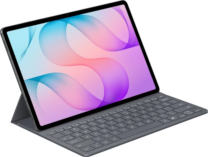 Samsung EF-DX840 DK Book Cover Keyboard Slim mit AI-Taste für Galaxy Tab A12+, schwarz, DE