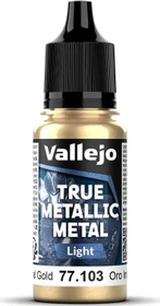 Vallejo True Metallic Metal Light imperial gold, 18ml