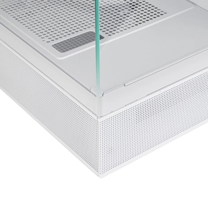 SilverStone Lucid 04, weiß, Glasfenster