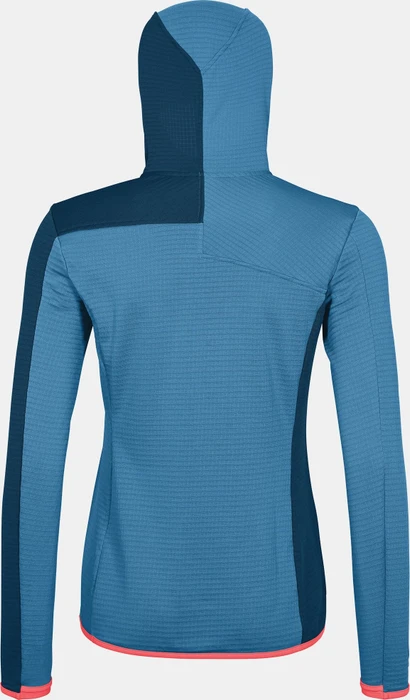 Ortovox Fleece Light Grid Hooded Funktionsjacke heritage blue (Damen)