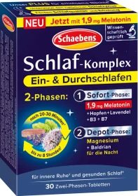Schaebens 2 Phasen Schlaf-Komplex Ein- & Durchschlafen Tabletten, 30 Stück