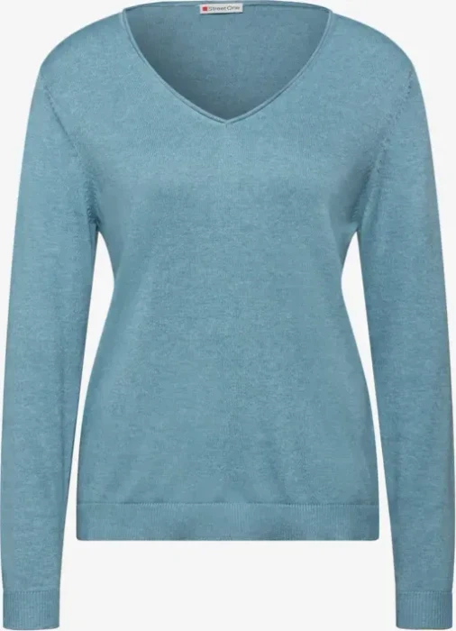 Street One V-Neck Pullover glacier blue mel. (Damen)