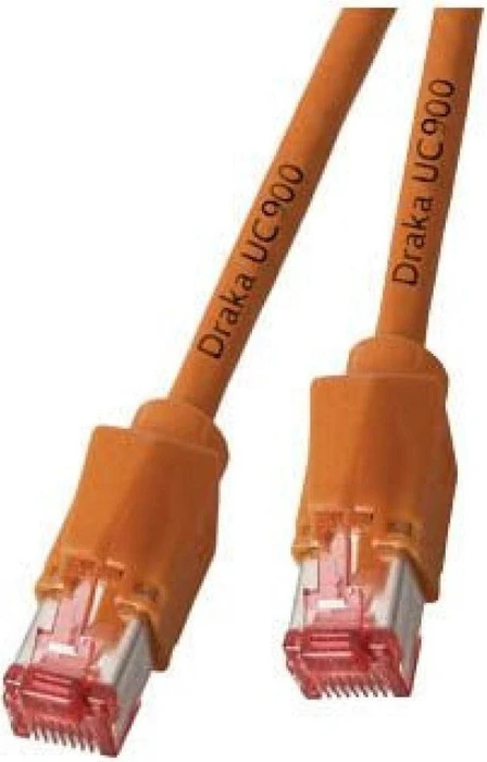 EFB Elektronik TM21 UC900 Patchkabel, Cat7/Cat6a, S/FTP, RJ-45/RJ-45, 0.25m, orange