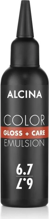 Alcina Color Gloss + Care Emulsion Haartönung 6.7 dunkelblond braun, 100ml
