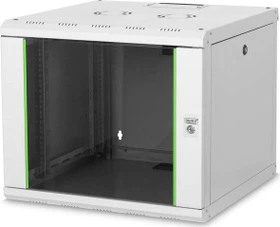 Digitus Professional Unique Serie Wandschrank 9HE, Sicherheitsglastür, IP2X, grau, 600mm tief