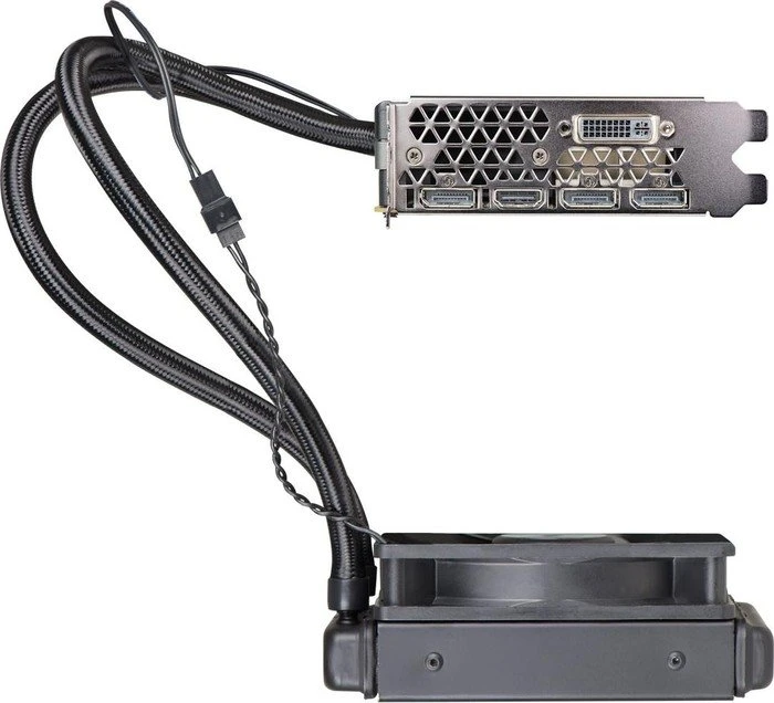 EVGA GeForce GTX Titan X Hybrid, 12GB GDDR5, DVI, HDMI, 3x DP