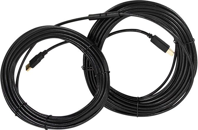 LogiLink USB 2.0 aktives Adapterkabel USB-A 2.0 [Stecker] auf USB-B 2.0 [Stecker], 15m
