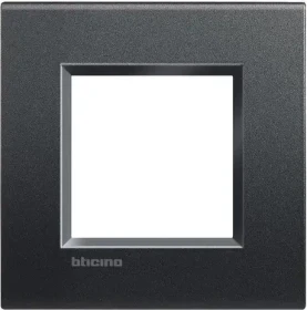 Bticino Livinglight Abdeckrahmen 1-fach, anthrazit