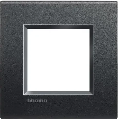 Bticino Livinglight Abdeckrahmen 1-fach, anthrazit