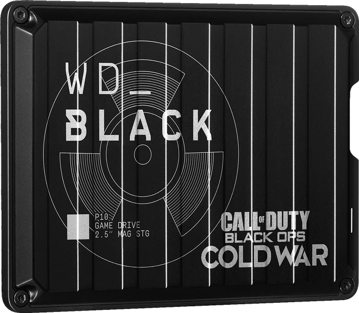 Western Digital WD_BLACK P10 Game Drive, 2TB, Special Edition Call of Duty Black Ops Cold War, USB 3.0 Micro-B
