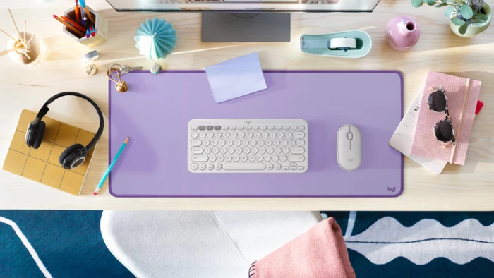 Logitech Desk Mat Studio Series, 700x300mm, lilac
