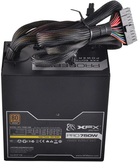 XFX Pro Series Modular Edition (Bronze) 750W, ATX 2.3