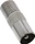 Wentronic Goobay F-Buchse auf Koaxial-Stecker (11395)