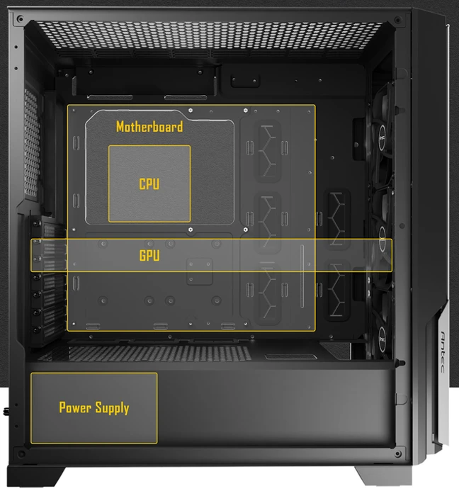 Antec P20CE, schwarz