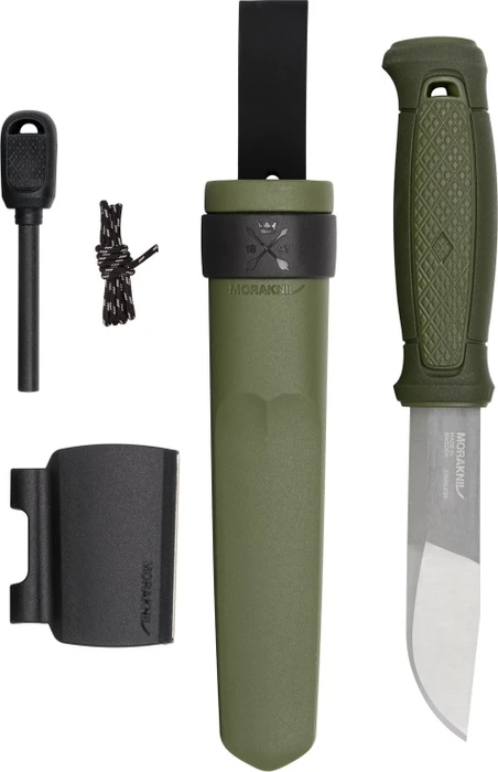 Morakniv Kansbol Messer inkl. Survival Kit grün