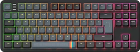 Dark Project ALU87A Midnight Gaming Keyboard, blau/schwarz, LEDs RGB, g3ms Zircon Speed, USB, DE