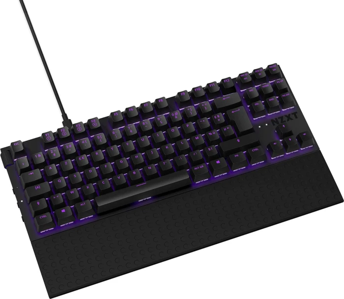 NZXT Function Tenkeyless, matt schwarz, LEDs RGB, hot-swap, Gateron RED, USB, FR