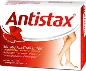 Sanofi-Aventis Antistax 360mg Filmtabletten, 60 Stück
