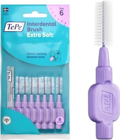 TePe x-soft Interdentalbürste violett, 8 Stück