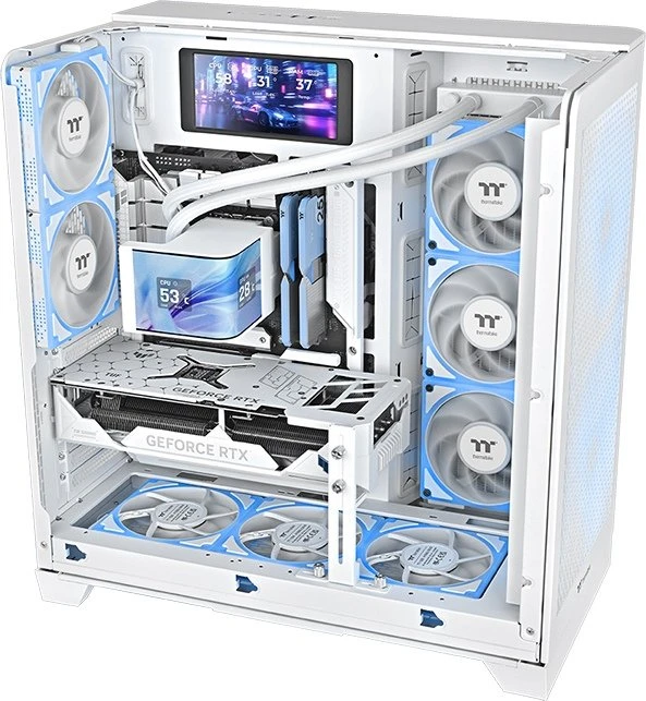Thermaltake MAGCurve 360 Ultra ARGB Sync Snow Edition, weiß