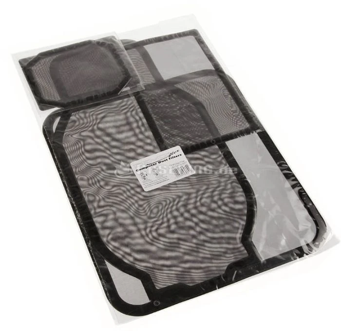 DEMCiflex Staubfilter Set für Corsair 600T schwarz/schwarz