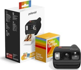 Polaroid Go Generation 3 +16 Fotos Go Color Film Bundle, Schwarz