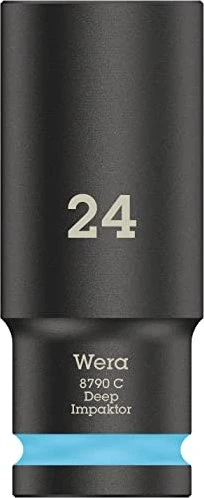 Wera 8790 C Impaktor Deep Außensechskant Steckschlüssel 1/2", 24x83mm