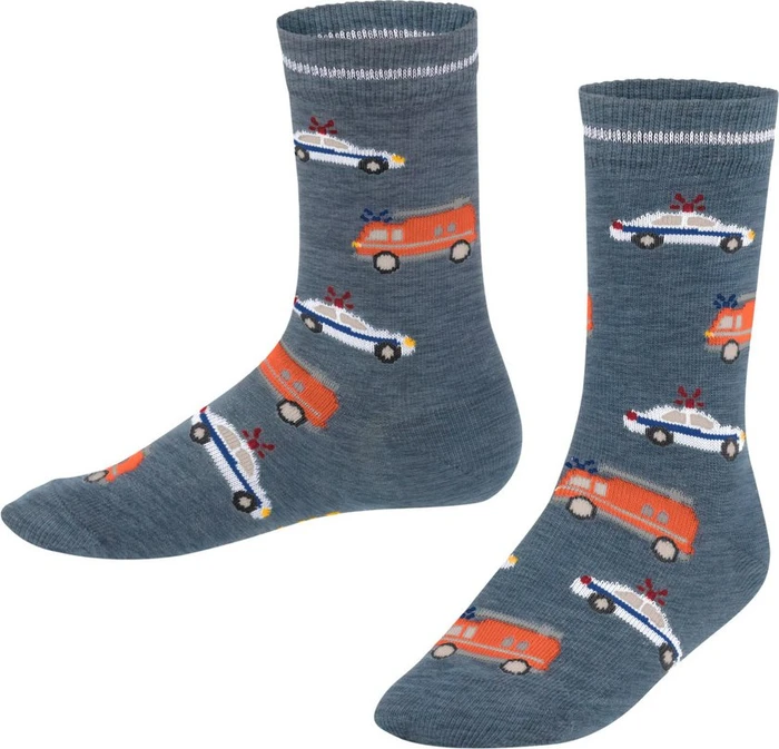 Falke Police and Fire Cars Socken light denim (Junior)