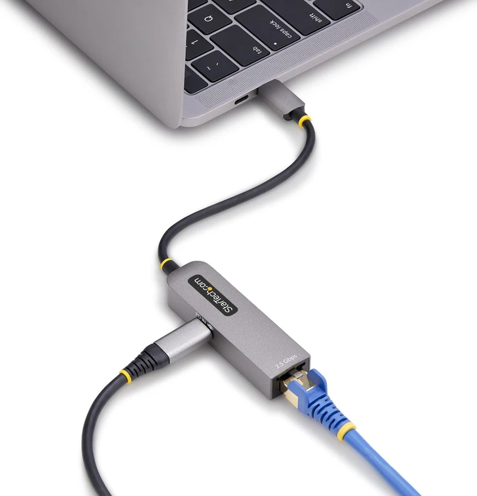 StarTech USB-C zu 2.5Gb Ethernet Adapter LAN-Adapter, RJ-45, USB-C 3.0, 100W PD [Stecker]