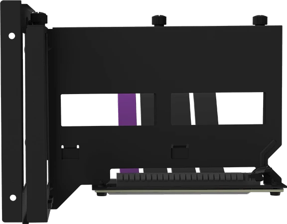 Cooler Master Universal Graphics Card Holder Kit V2, gerade, PCIe 4.0, 165mm, schwarz/violett