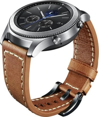 Samsung Strap Studio Tuscany Lederarmband für Samsung Gear S3 hellbraun