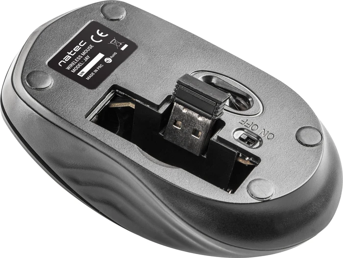 Natec Jay Wireless Mouse schwarz, USB
