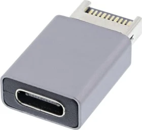 chenyang USB-Header-Adapter, USB 3.1, 10Gb/s, USB-C 3.1 [Buchse] auf USB-Header Key-A [Stecker], USB-Frontpanel Key-A/Typ-E Konverter (UC-010-CF-HX)