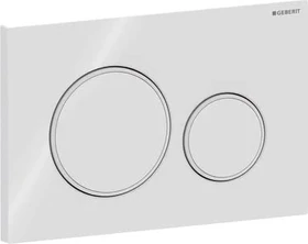 Geberit Sigma20 Betätigungsplatte weiß/weiß matt/weiß