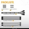 EZDIY-FAB 12VHPWR Cable Kit, 1x 24-Pin, 2x 4/8-Pin ATX, 1x 12VHPWR/3x 8-Pin PCIe, 16AWG, schwarz/weiß Vorschaubild
