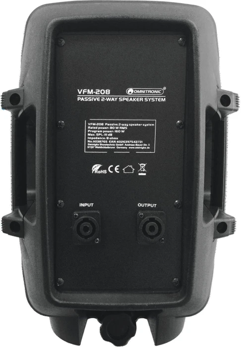 Omnitronic VFM-208 schwarz, Stück
