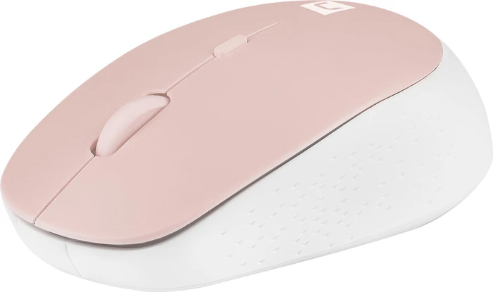 Natec Harrier 2 Wireless Mouse weiß/rosa, Bluetooth