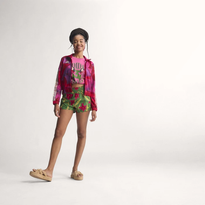 adidas x Farm Rio House of Tiro Trainingsjacke bahia magenta/active maroon/crystal linen (Damen)