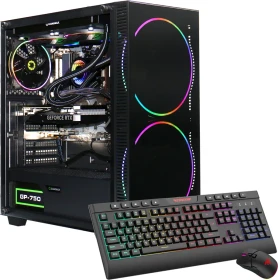 Hyrican Gamemax Black Hole 7815, Ryzen 5 7500F, 16GB RAM, 1TB SSD, GeForce RTX 5070
